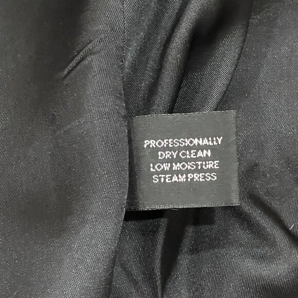 Bromley 6P Petite Coat Black White Tweed Wool Blend - Picture 7 of 8